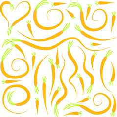 Vegetable design icon frame