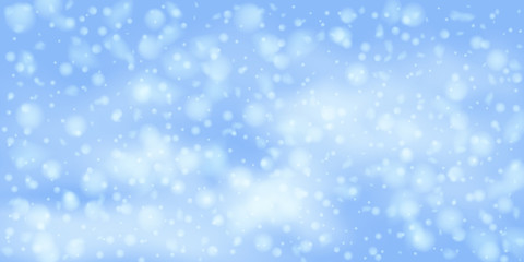 Snowflakes, snowfall.