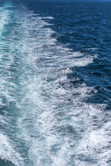 Meer, auf der Fähre von Dänemark nach Norwegen