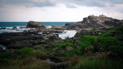 Cloudy coastline, Taiwan east coast