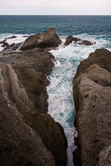 Cloudy coastline, Taiwan east coast