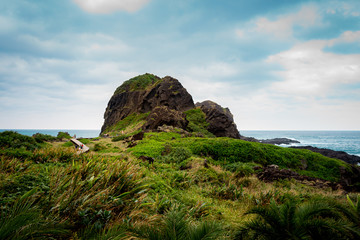 Fototapeta na wymiar Small island off the East Coast of Taiwan