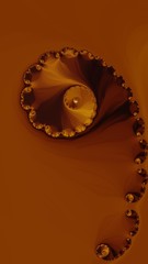 Artfully 3D rendering fractal background