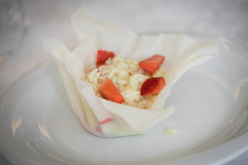 risotto alla fragola