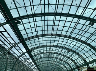 ceiling of modern building