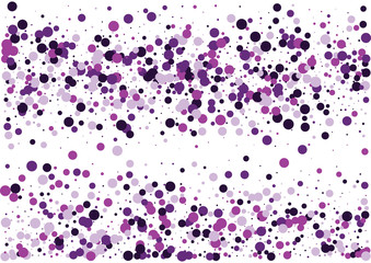 Fototapeta premium Festive color round confetti background. Abstract frame confetti texture for holiday, postcard, poster, website, carnivals, birthday and children's parties. Cover confetti mock-up. Wedding card layout