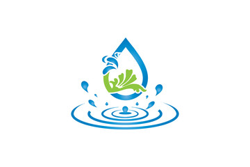 natural water icon. water drop sign. vector illustration elements