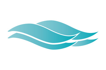 Fototapeta na wymiar water wave icon. water drop sign. vector illustration elements