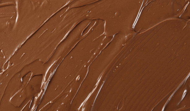 Cream chocolate spread surface, background and texture