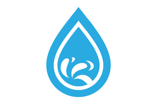 water wave icon. water drop sign. vector illustration elements