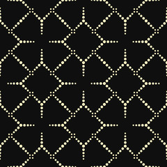 Traditional pointillism seamless pattern. geometrical pattern structured by many dots with vintage color.