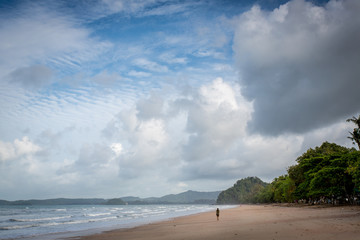 Running on beach, Ao Nang, Krabi Province, Thailand