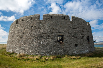 Fototapeta na wymiar Derby Fort, St Michael's Isle, Isle of Man, British Isles