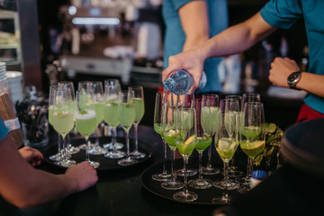 beverages at an event