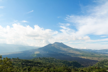 Fototapeta na wymiar Mt Batur South Batur Kintamani Bangli Regency, Bali, Indonesia.