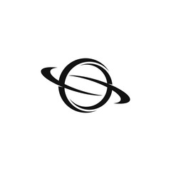 vector sign of saturn planet icon illustration design  © indra23_anu