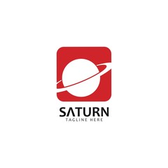 vector sign of saturn planet icon illustration design  © indra23_anu