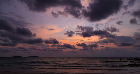 panorama scenic sunrise sky