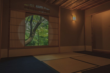 京都　お寺　寺　紅葉　光明寺　寺社仏閣　写真素材　