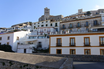 Die Altstadt - Dalt Vila - mit der Kathedrale von Ibiza