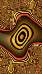 Artfully 3D rendering fractal background