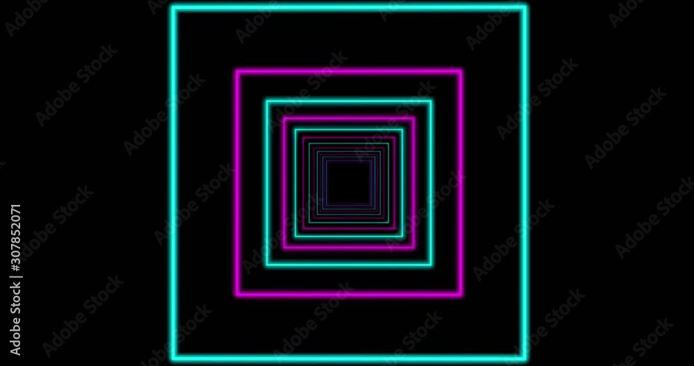 Poster abstract glowing neon tunnel using rays of light in a pattern. light effect using bright lines show 