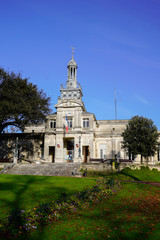 city park of the town hall of Cognac charente france