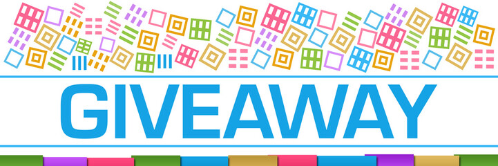 Giveaway Colorful Texture Blocks Bottom 