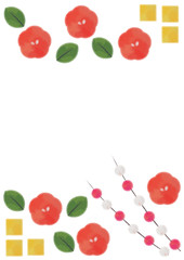 お正月　A4　ポスター素材　セット