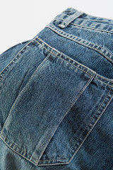 Blue jeans denim fabric texture and background.
