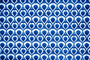 Ottoman Turkish art with geometric patterns