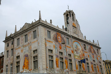 Fototapeta na wymiar Palazzo San Giorgio Genua, Italien