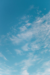 blue sky with clouds