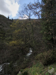 The Gorge of the Nogaledas in the Jerte Valley. Natural Park of the Sierra de Gredos. Cáceres Province. Estremadura. Spain