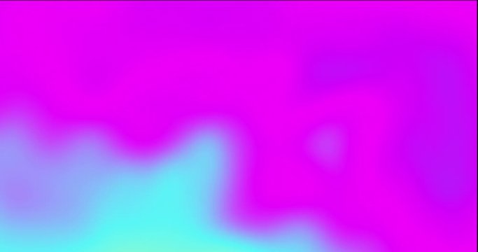 Abstract moving color gradient background, iridescent light, chromatic pink and blue neon light flow. Modern trend simple fluid color gradient background