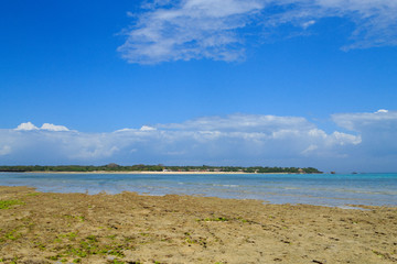 Zanzibar beach landscape, Tanzania, Africa panorama