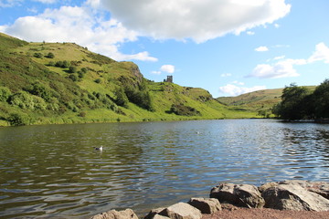 lake in the mountains