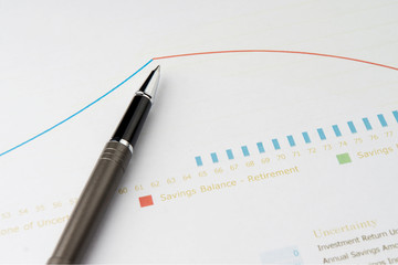 Saving Balance Graph - Retirement