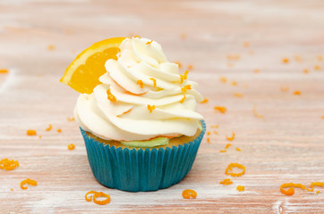 Orange Cupcake