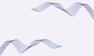 Abstract vector background, Modern colorful transparent waved lines for brochure, website, flyer design. Blue smoke wave. Blue wavy background.  Blue wave. Smoke wave blue. Transparent blue wave.