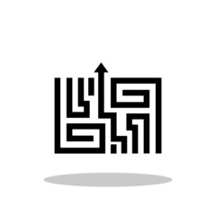 Solution icon in flat style. Solution symbol for your web site design, logo, app, UI Vector EPS 10.