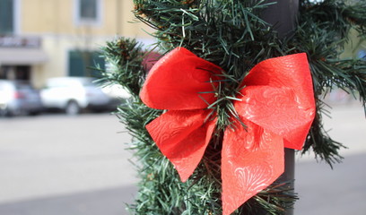 Fiocchi rossi a Natale - festa