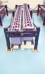 Battery emergency backup on offshore platform.