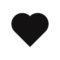 Heart vector icon, simple sign for web site and mobile app.