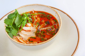 Vietnamese soup with coconut milk