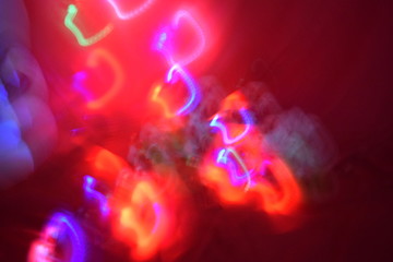 abstract background with lots of light spots