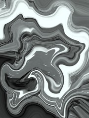 Abstract texture splashes, drops, water pattern in black and white monochrome colors, fantastic seamless pattern for printing on a poster, paper, wallpaper, postcards, packaging