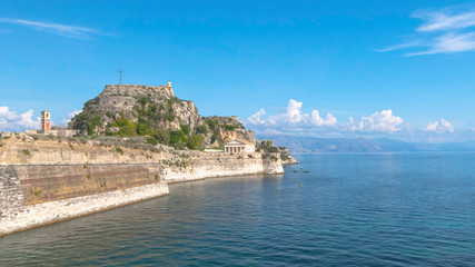 Naklejka na ściany i meble Vieux fort de Corfou, Grèce.