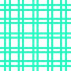 White and turquoise Tartan seamless pattern. Checkered texture plaid pattern. Design geometric stripes for background image or clothing fabric prints, home textile, wallpaper, wrapping etc.
