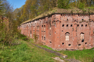 Fortification of the late XIX century in Kaliningrad.